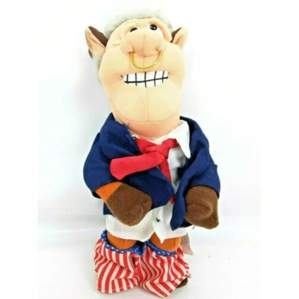 Infamous Meanie Bull Bill Clinton Plush Epstein Y2K Democrat Gift Idea NWT Trump